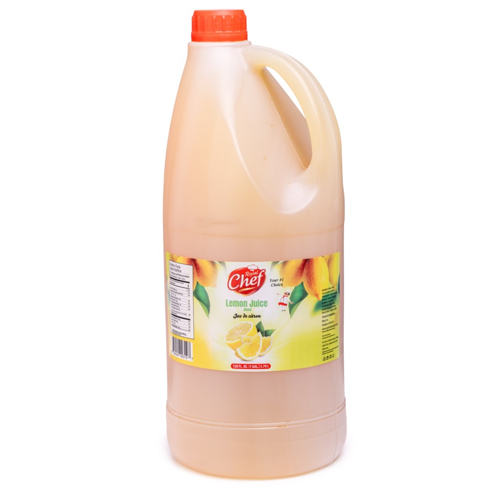 Royal Chef Lemon Juice 1 Gallon * 4 - groceries | UBC Foods Distributors